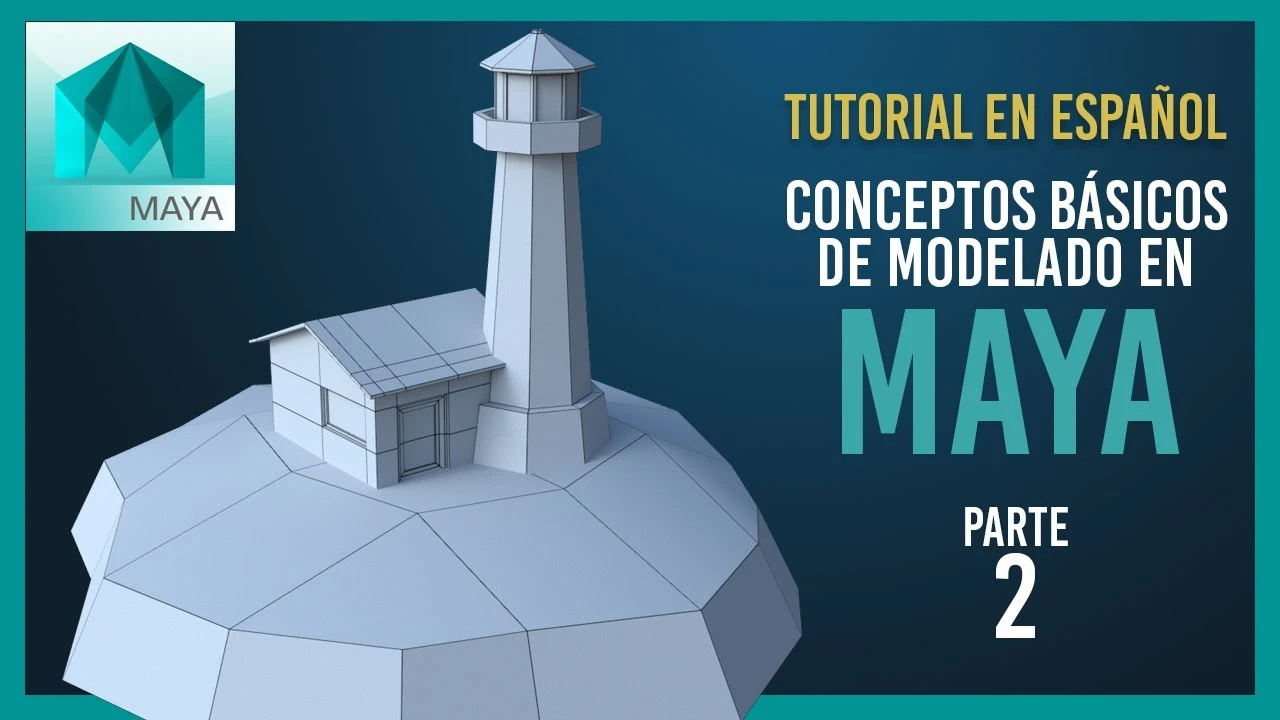 Conceptos básicos de modelado en Maya ::: Parte 2