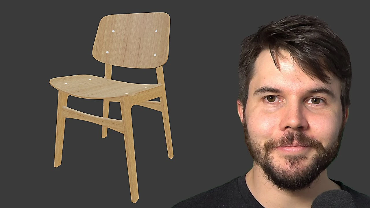 Blender Beginner Modeling Chair Tutorial - Part 8: Texture Mapping ...