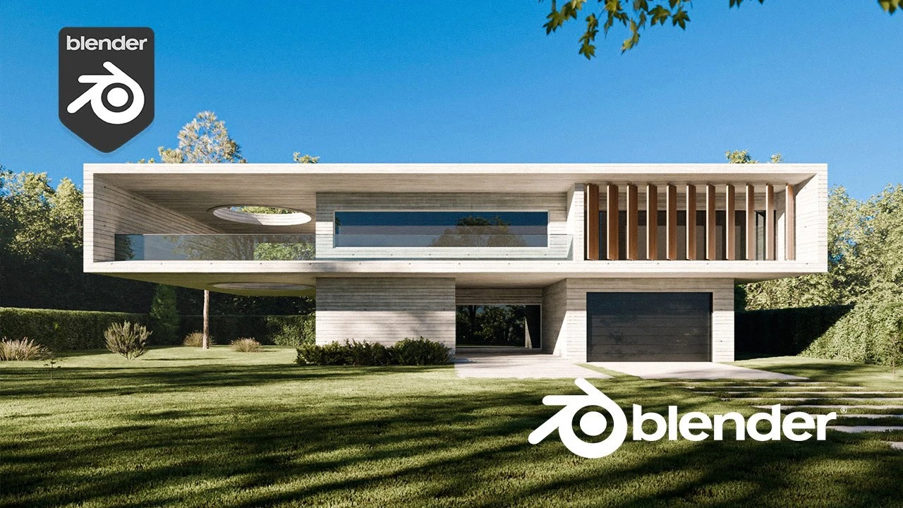 Easy Realistic Architecture And Environments In Blender - Beginner tutorial